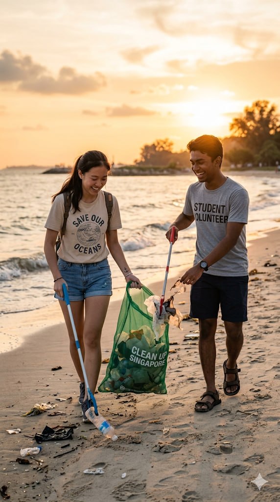 Beach cleanup